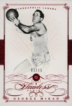 2014-15 Panini Flawless - Ruby #96 - George Mikan - Minneapolis Lakers