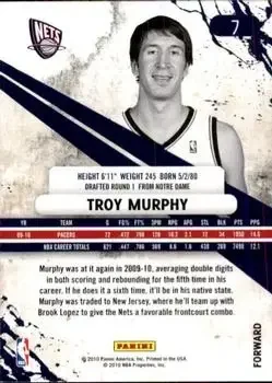 Back of Troy Murphy