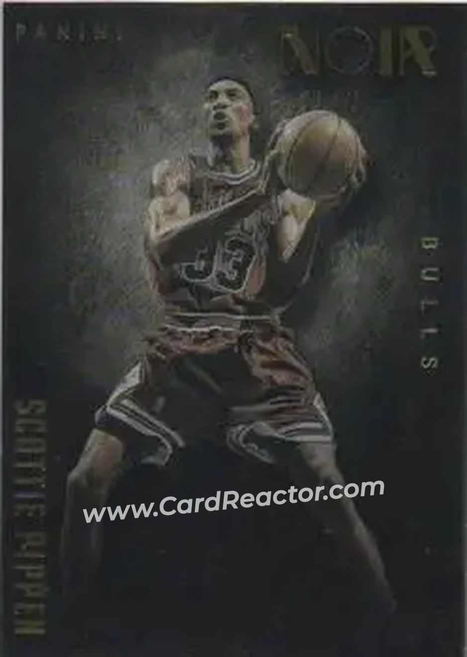 2014-15 Panini Noir #148 - Scottie Pippen - Chicago Bulls - Front