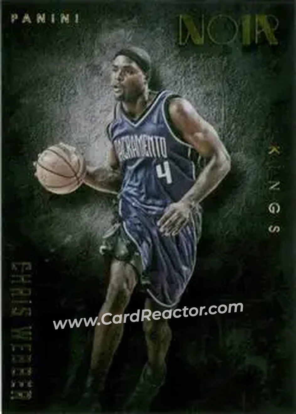 2014-15 Panini Noir #168 - Chris Webber - Sacramento Kings - Front