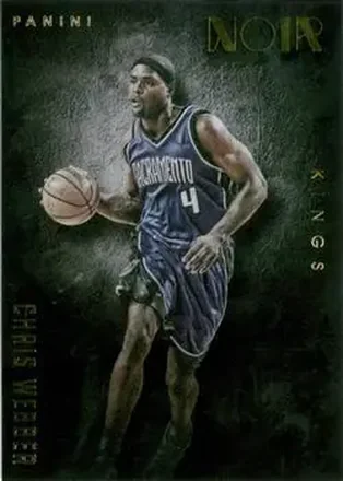 2014-15 Panini Noir #168 - Chris Webber - Sacramento Kings