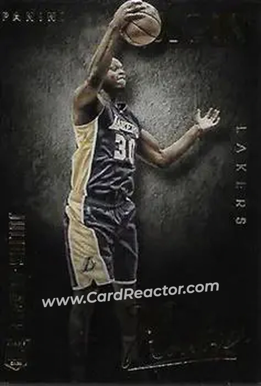 2014-15 Panini Noir #176 - Julius Randle - Los Angeles Lakers - Front