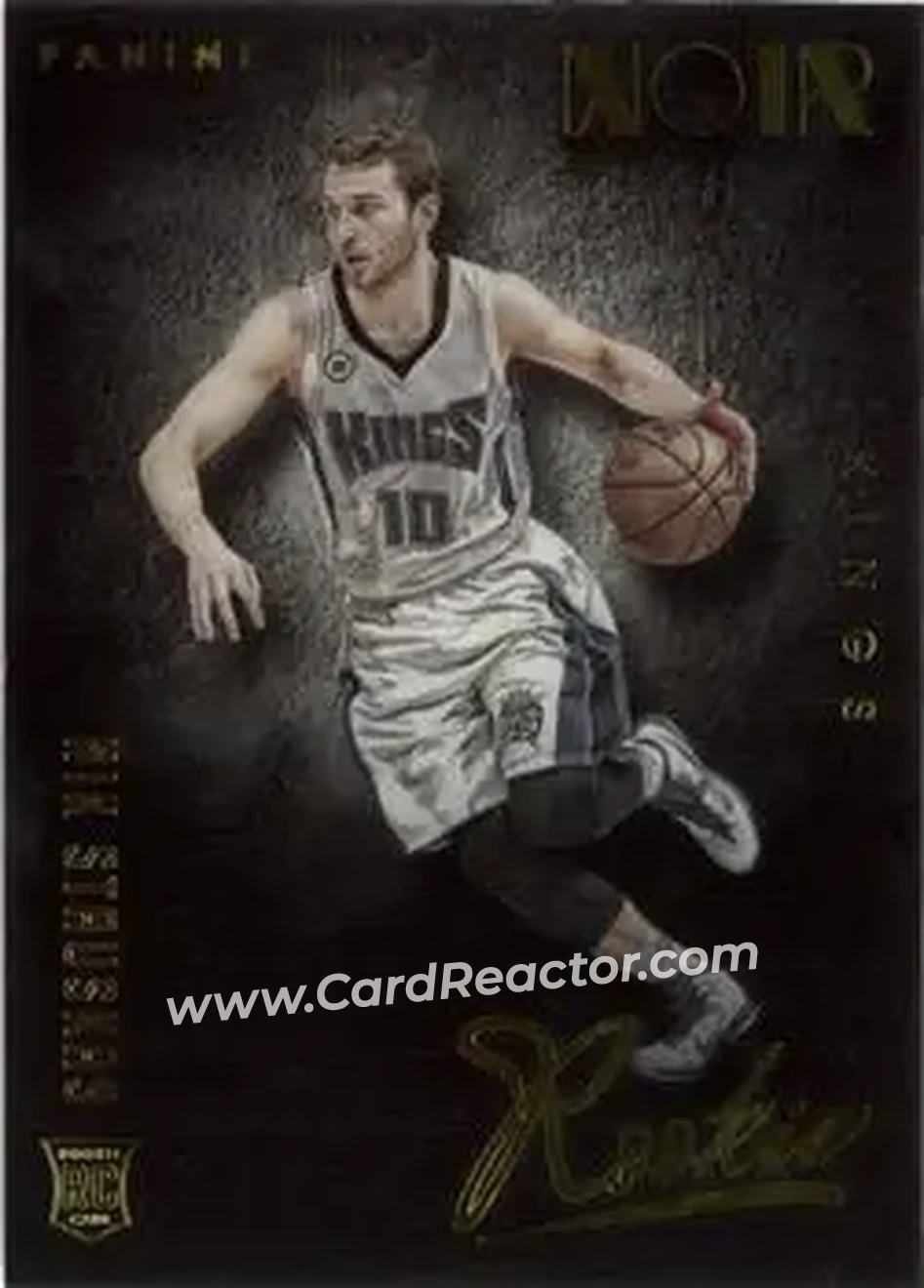 2014-15 Panini Noir #185 - Nik Stauskas - Sacramento Kings - Front