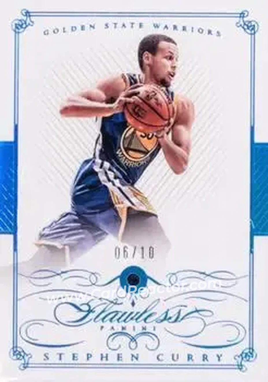 2014-15 Panini Flawless - Sapphire #47 - Stephen Curry - Golden State Warriors - Front