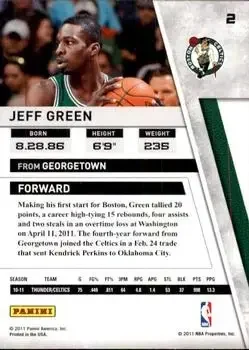 Back of Jeff Green