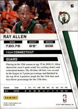 Back of Ray Allen
