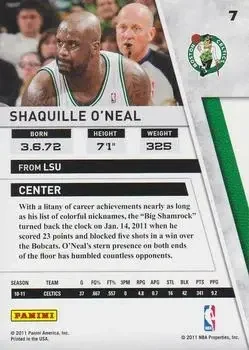 Back of Shaquille O'Neal