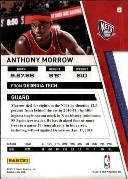 Back of Anthony Morrow