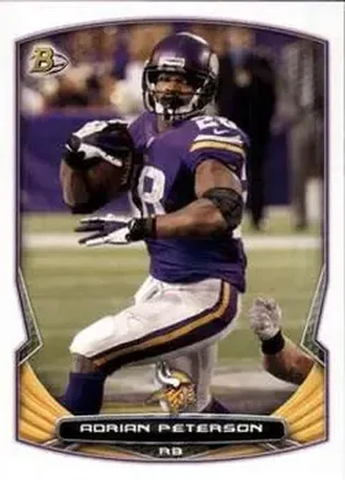 2014 Bowman #1 - Adrian Peterson - Minnesota Vikings