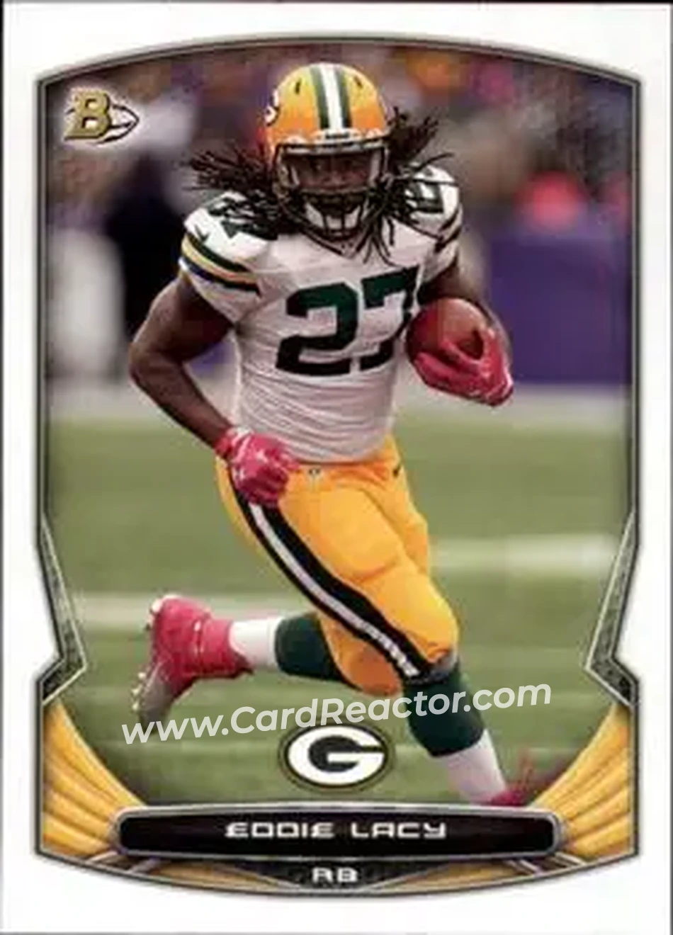 2014 Bowman #2 - Eddie Lacy - Green Bay Packers - Front