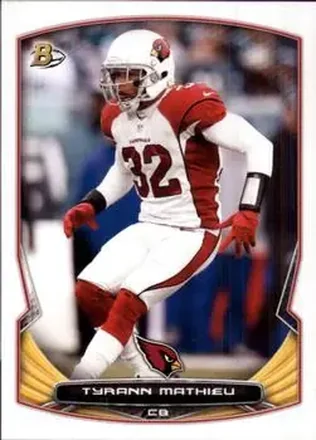 2014 Bowman #3 - Tyrann Mathieu - Arizona Cardinals