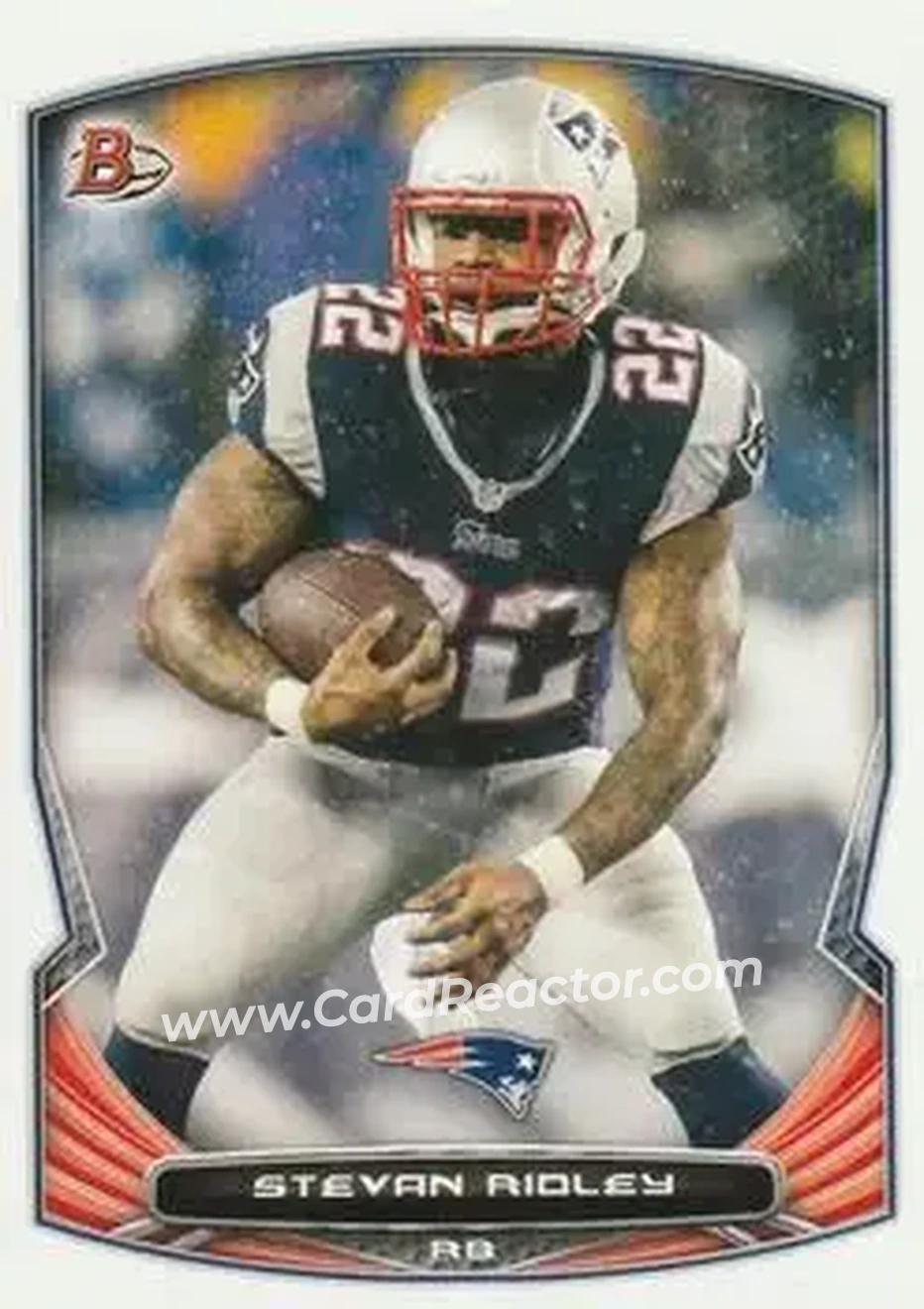 2014 Bowman #7 - Stevan Ridley - New England Patriots - Front