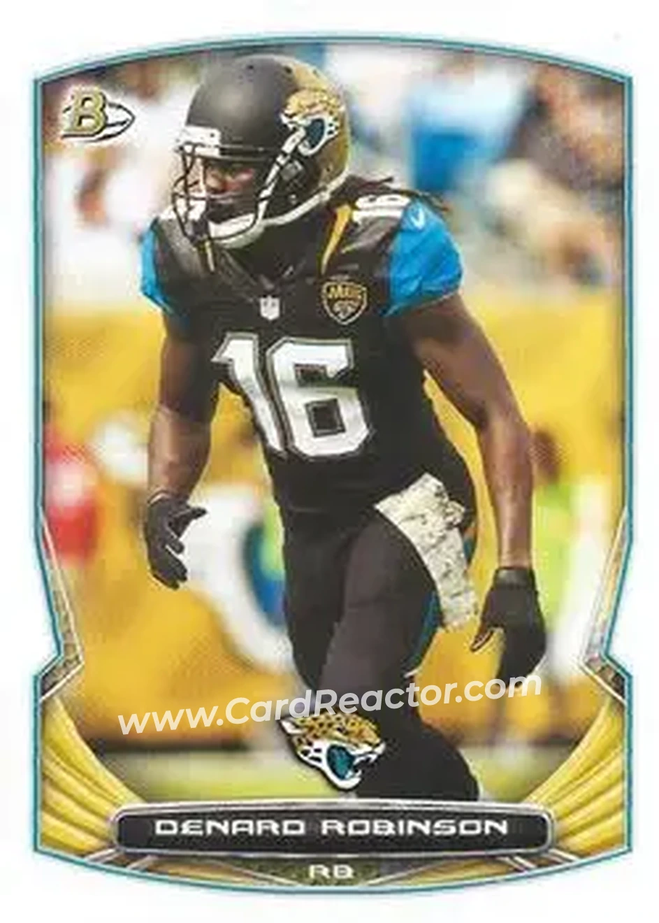 2014 Bowman #18 - Denard "Shoelace" Robinson - Jacksonville Jaguars - Front