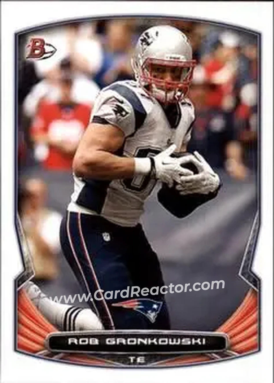 2014 Bowman #28 - Rob Gronkowski - New England Patriots - Front