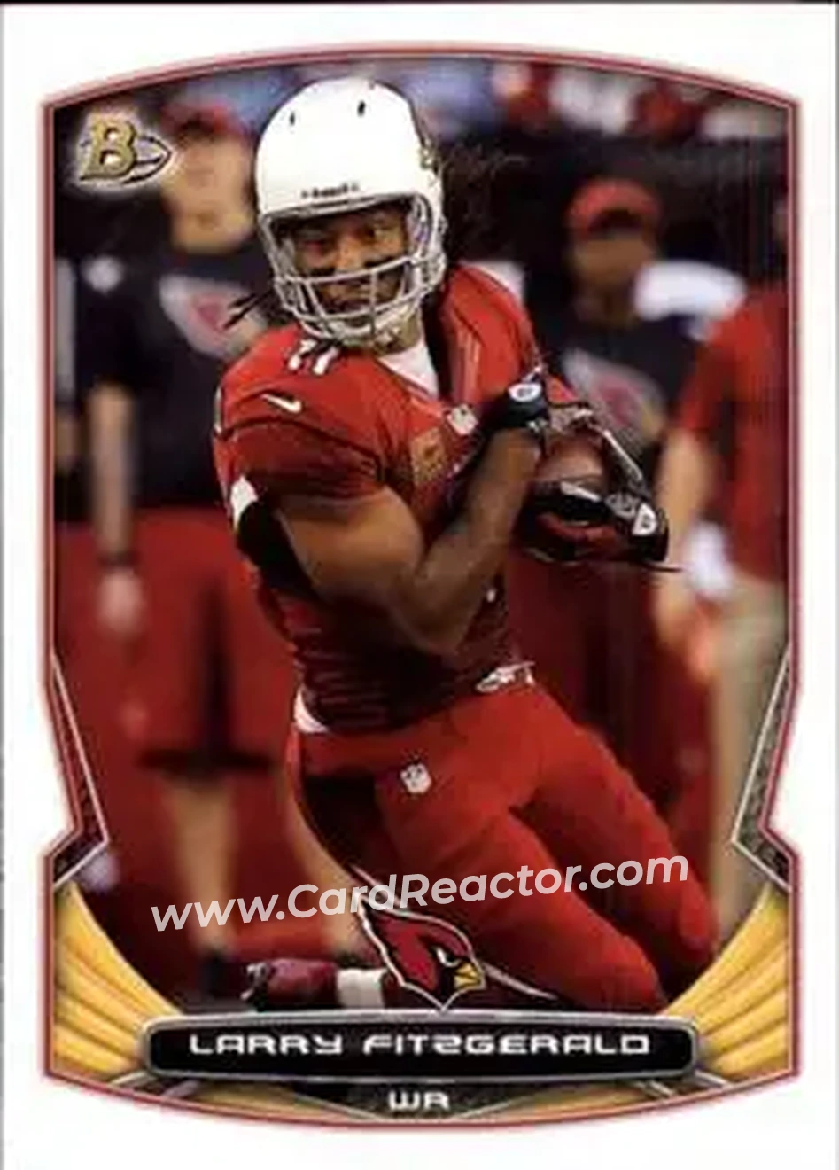 2014 Bowman #29 - Larry Fitzgerald - Arizona Cardinals - Front 2014 Bowman #29 - Larry Fitzgerald - Arizona Cardinals - Front