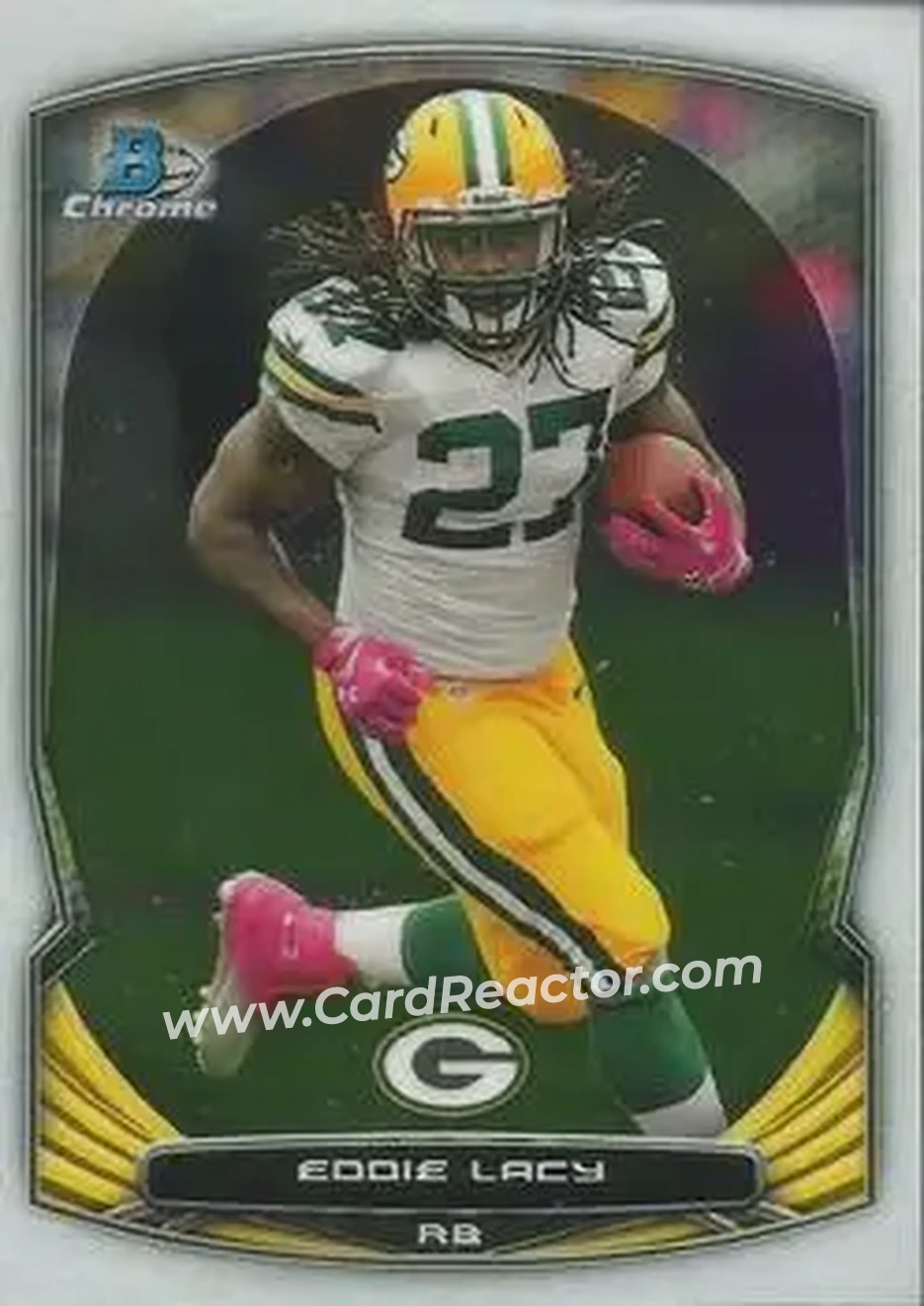2014 Bowman Chrome #1 - Eddie Lacy - Green Bay Packers - Front