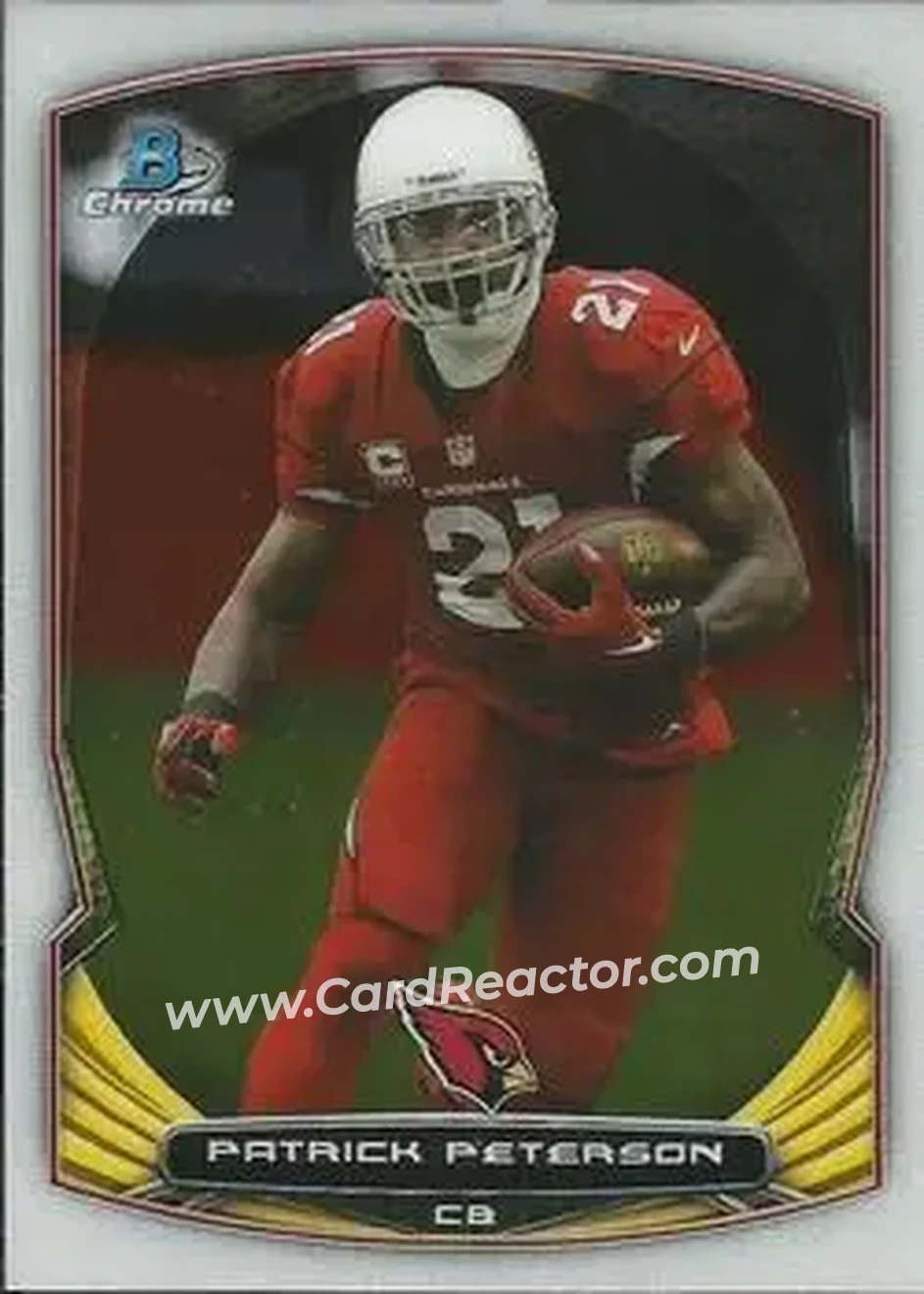 2014 Bowman Chrome #3 - Patrick Peterson - Arizona Cardinals - Front