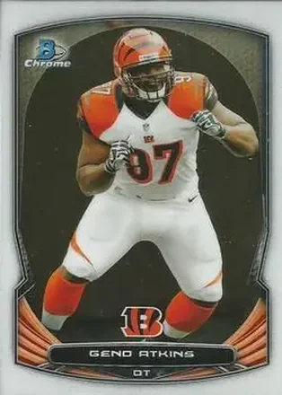 2014 Bowman Chrome #11 Geno Atkins