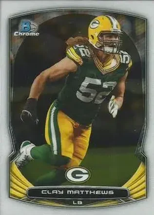 2014 Bowman Chrome #16 Clay Matthews
