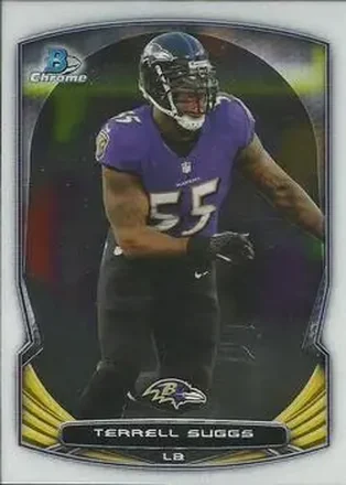2014 Bowman Chrome #17 Terrell Suggs