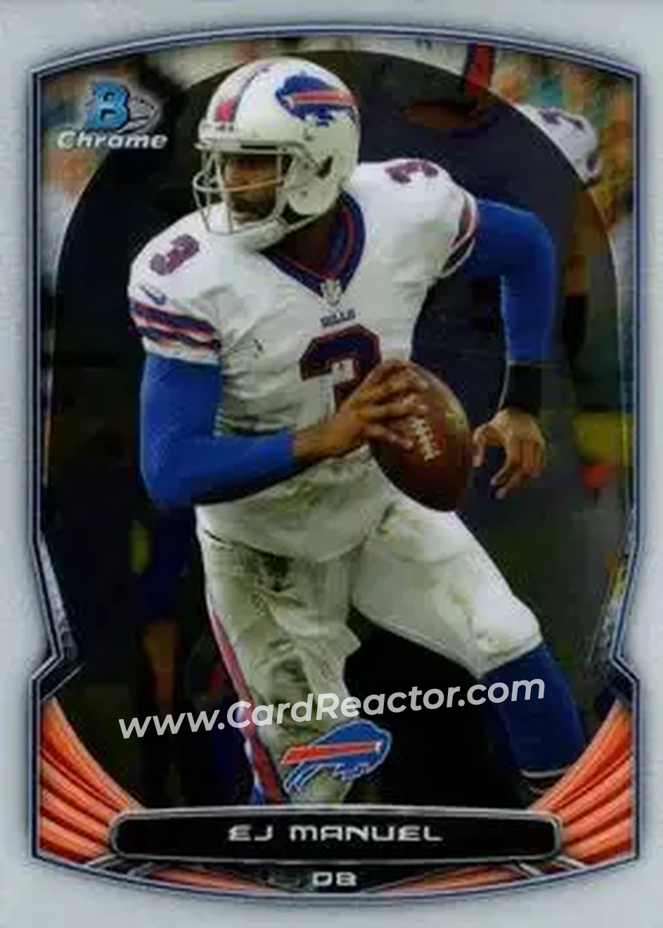 2014 Bowman Chrome #19 - EJ Manuel - Buffalo Bills - Front