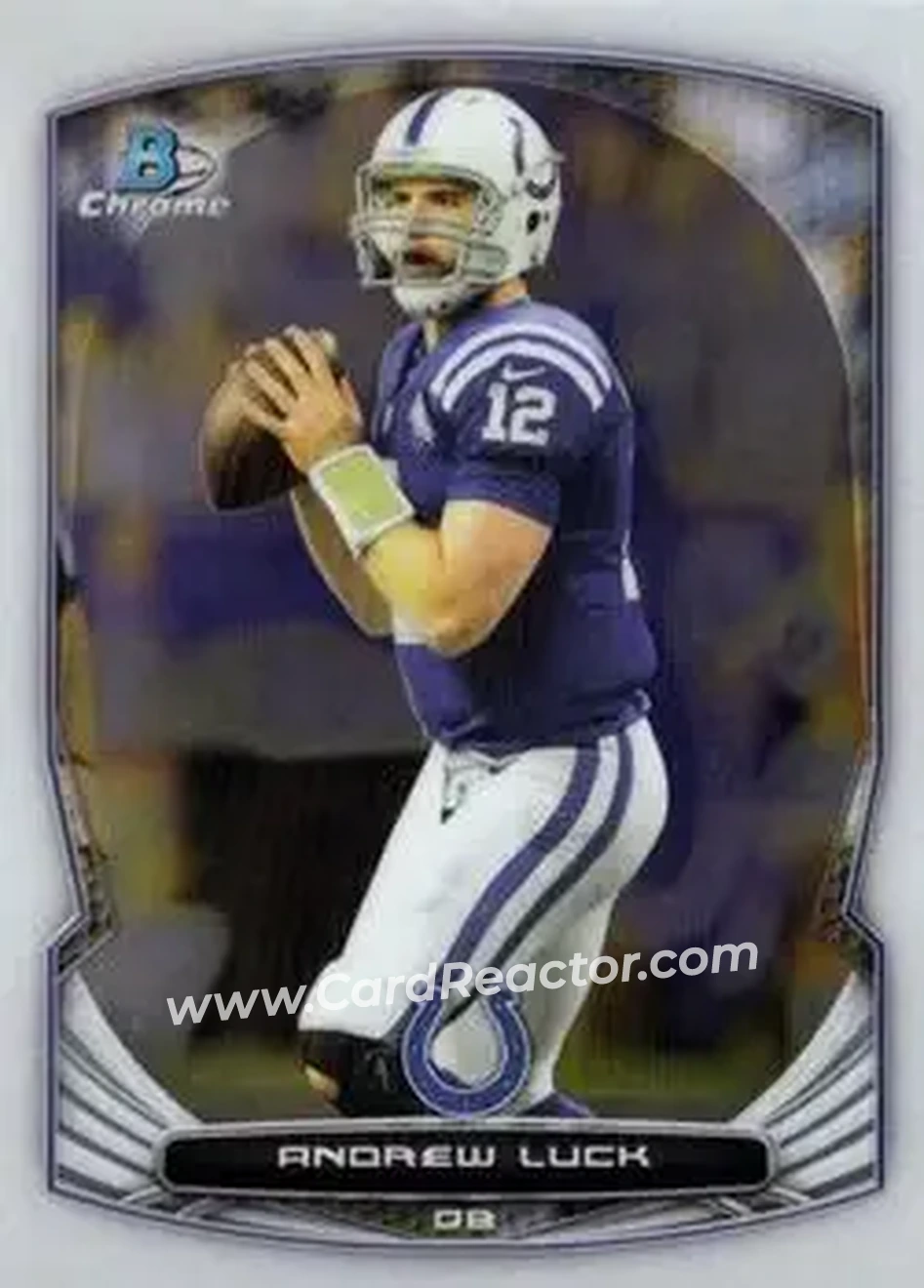 2014 Bowman Chrome #22 - Andrew Luck - Indianapolis Colts - Front