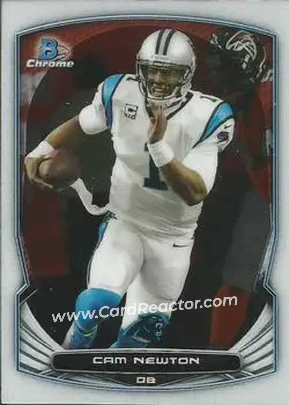 2014 Bowman Chrome #25 - Cam Newton - Carolina Panthers - Front