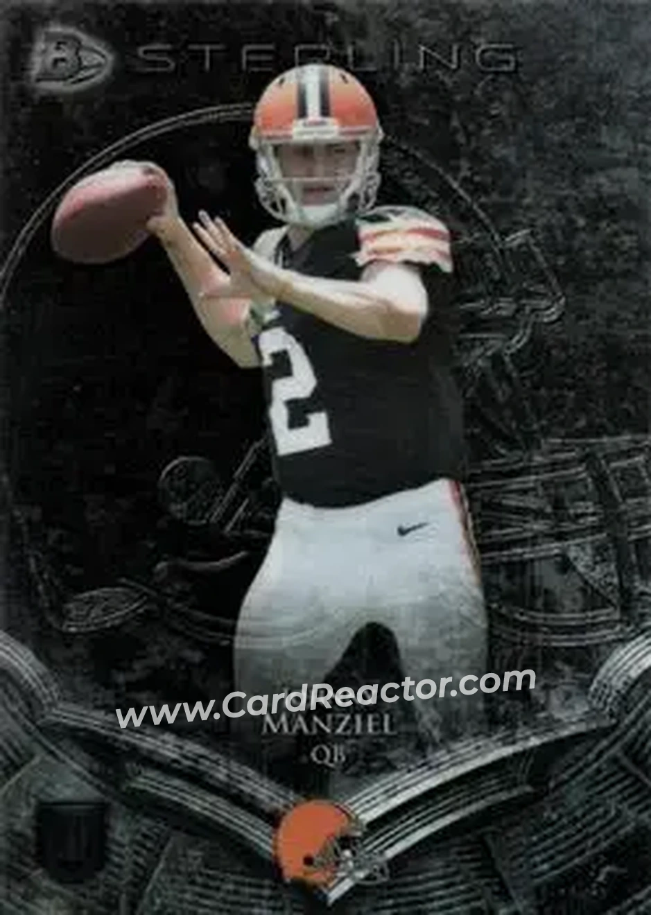 2014 Bowman Sterling #4 - Johnny Manziel - Cleveland Browns - Front