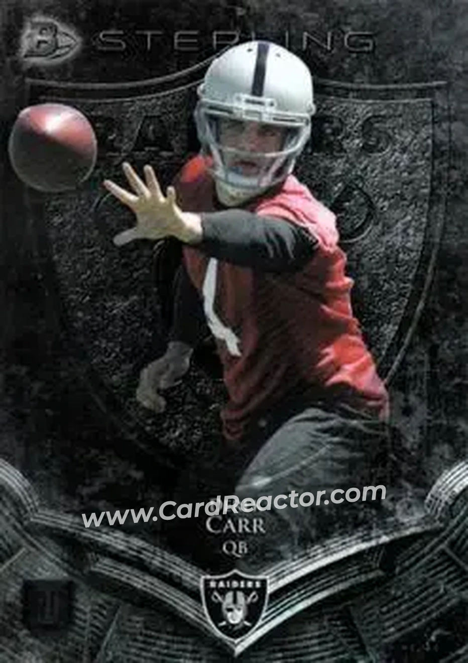 2014 Bowman Sterling #8 - Derek Carr - Oakland Raiders - Front