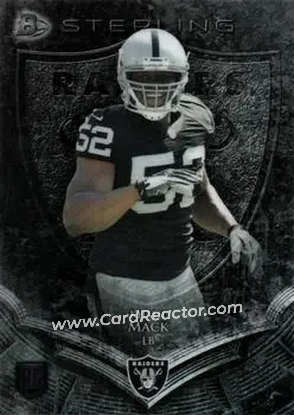 2014 Bowman Sterling #9 - Khalil Mack - Oakland Raiders - Front