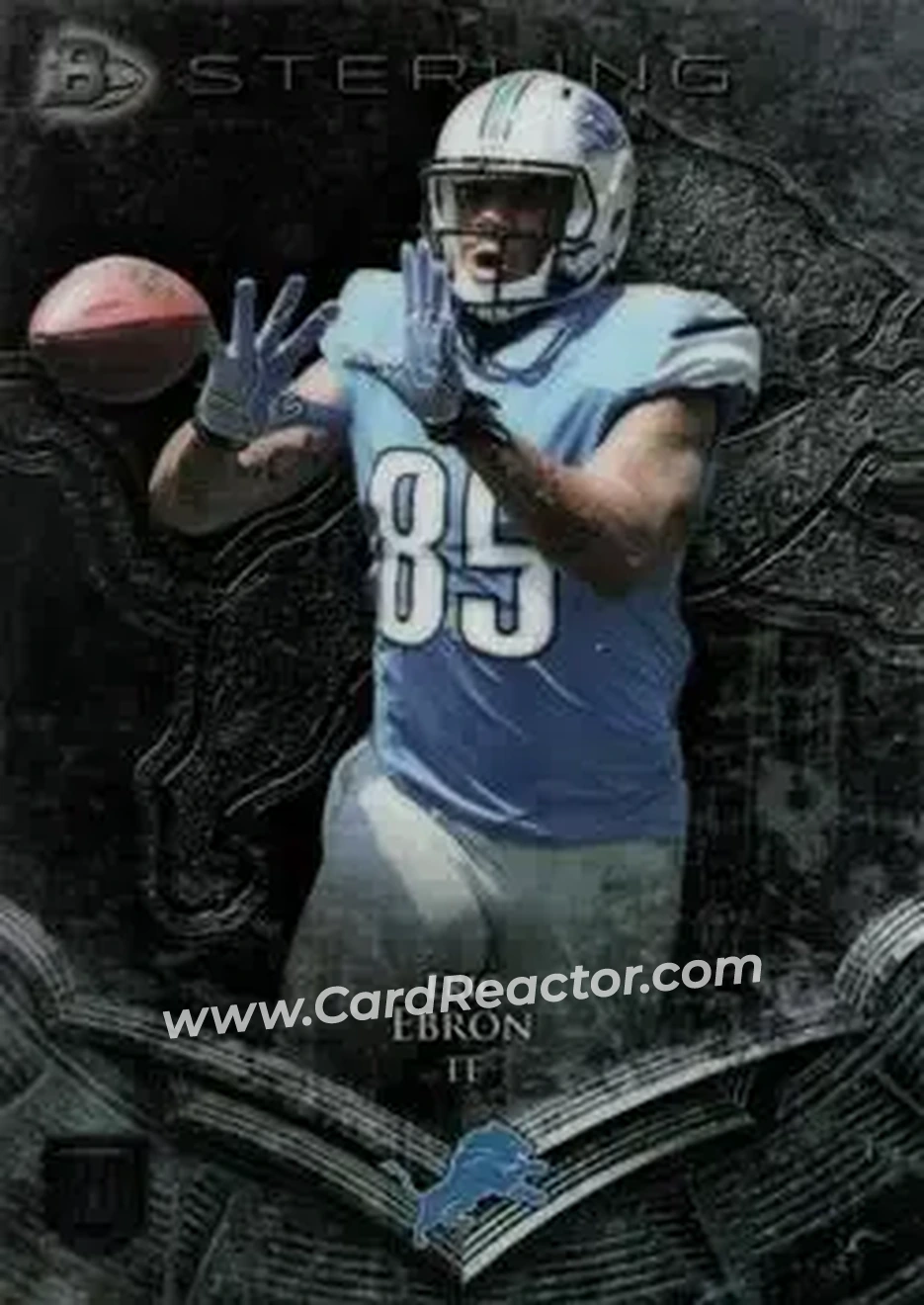 2014 Bowman Sterling #17 - Eric Ebron - Detroit Lions - Front