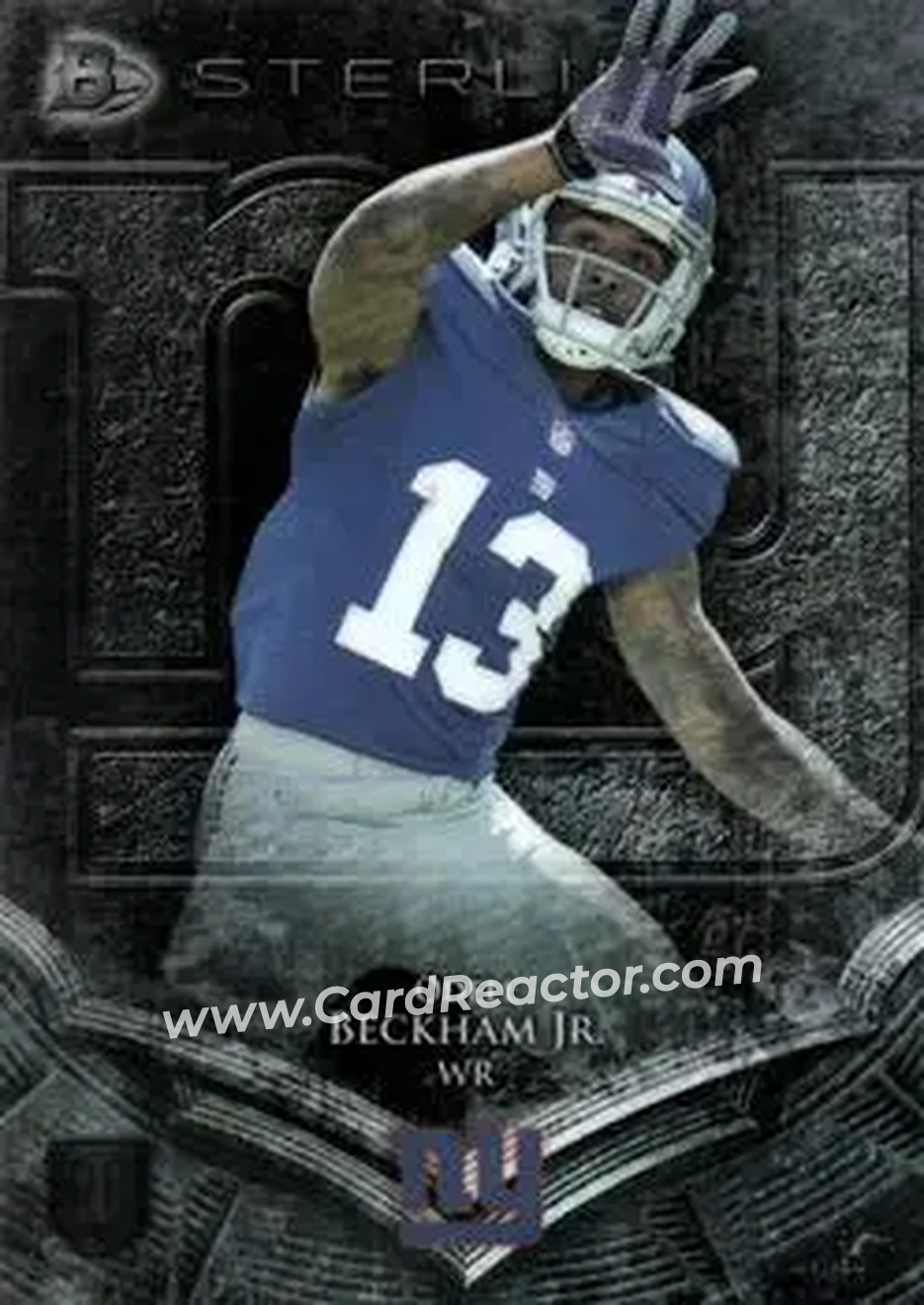 2014 Bowman Sterling #18 - Odell Beckham Jr. - New York Giants - Front
