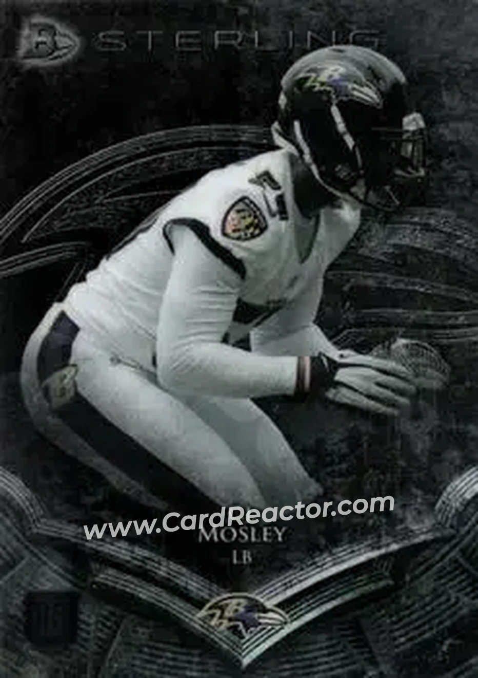 2014 Bowman Sterling #26 - C.J. Mosley - Baltimore Ravens - Front