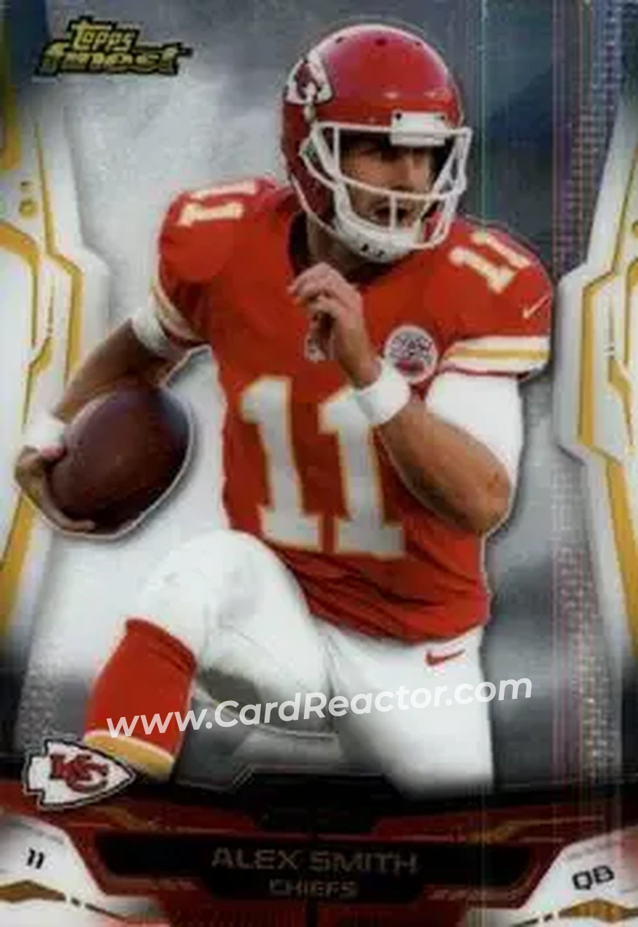 2014 Finest #3 - Alex Smith - Kansas City Chiefs - Front