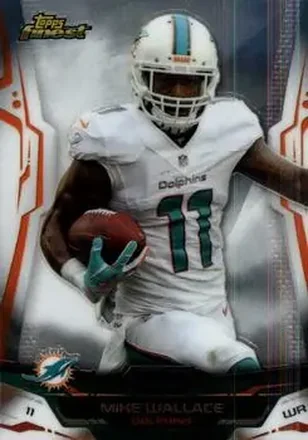 2014 Finest #6 - Mike Wallace - Miami Dolphins
