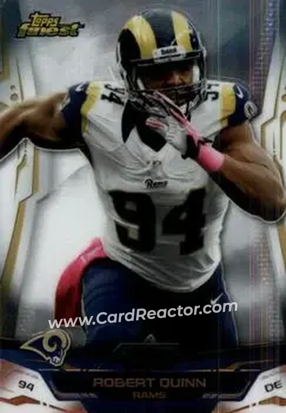 2014 Finest #8 - Robert Quinn - St. Louis Rams - Front