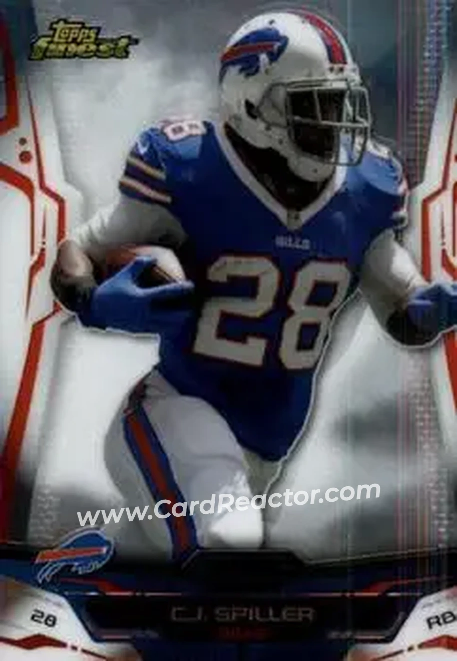 2014 Finest #9 - C.J. Spiller - Buffalo Bills - Front