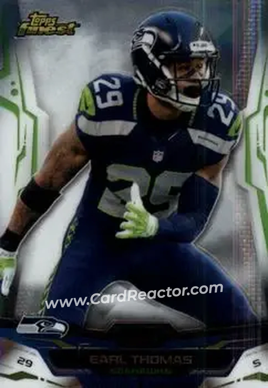 2014 Finest #11 - Earl Thomas III - Seattle Seahawks - Front