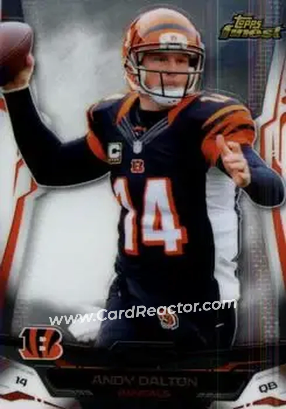 2014 Finest #12 - Andy Dalton - Cincinnati Bengals - Front