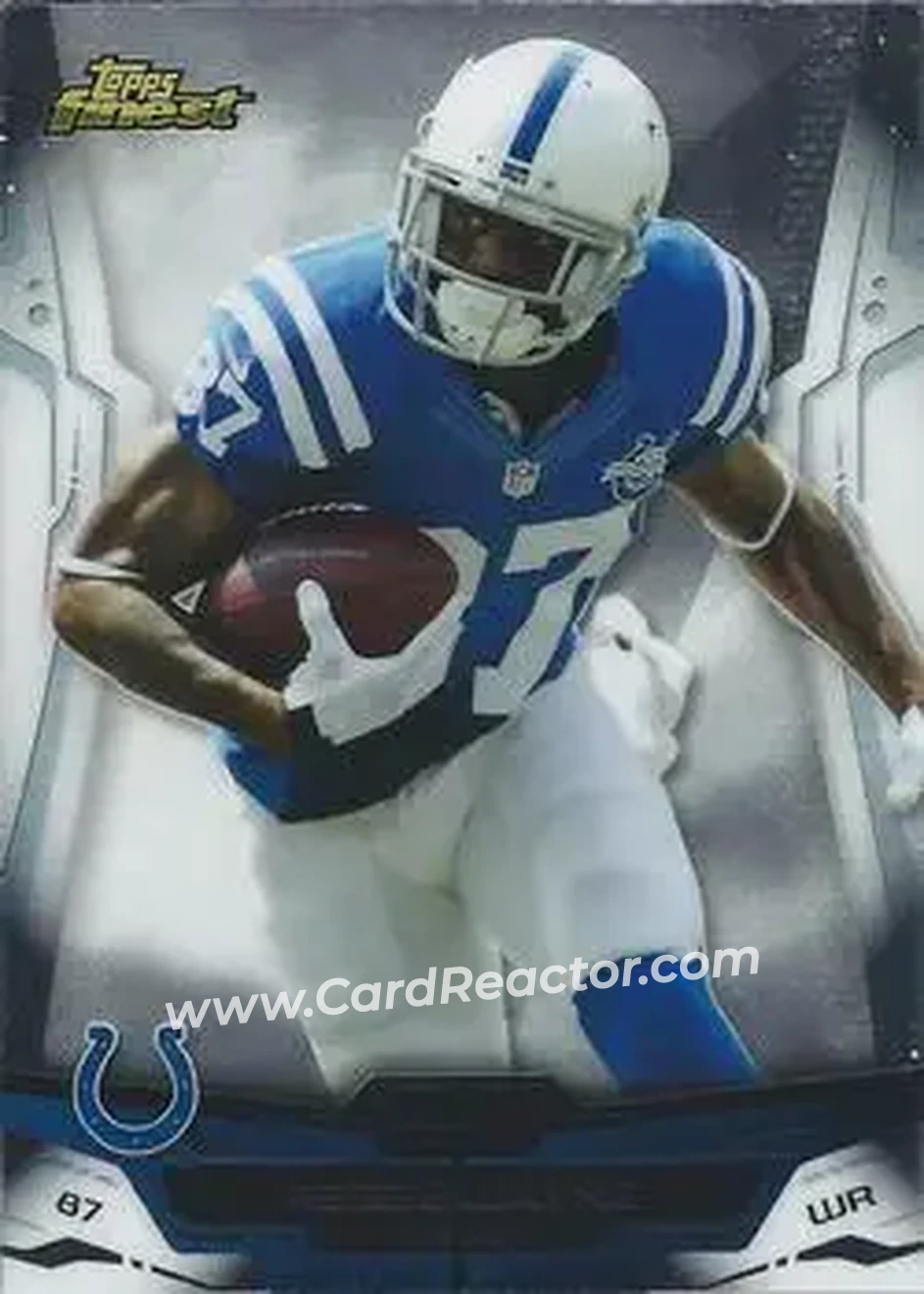 2014 Finest #13 - Reggie Wayne - Indianapolis Colts - Front