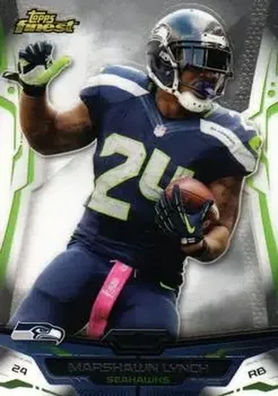 2014 Finest #18 - Marshawn Lynch - Seattle Seahawks
