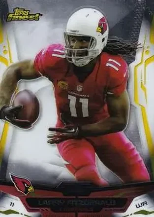 2014 Finest #19 - Larry Fitzgerald - Arizona Cardinals