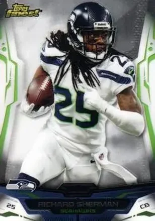 2014 Finest #23 - Richard Sherman - Seattle Seahawks