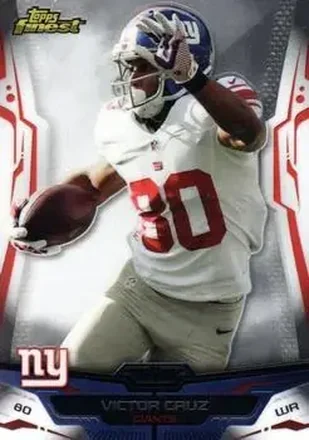 2014 Finest #28 - Victor Cruz - New York Giants