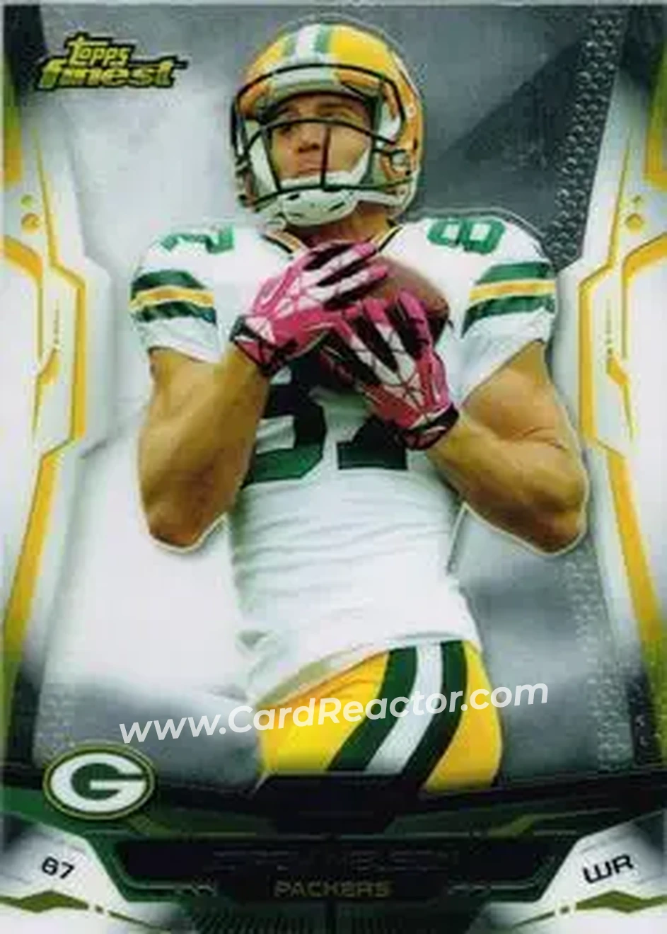2014 Finest #30 - Jordy Nelson - Green Bay Packers - Front