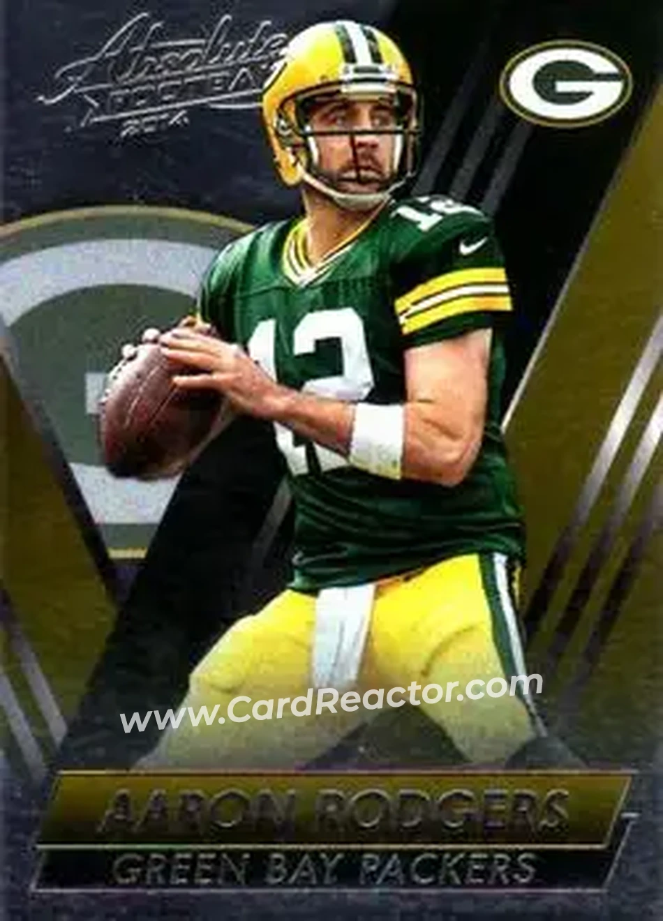 2014 Panini Absolute #15 - Aaron Rodgers - Green Bay Packers - Front
