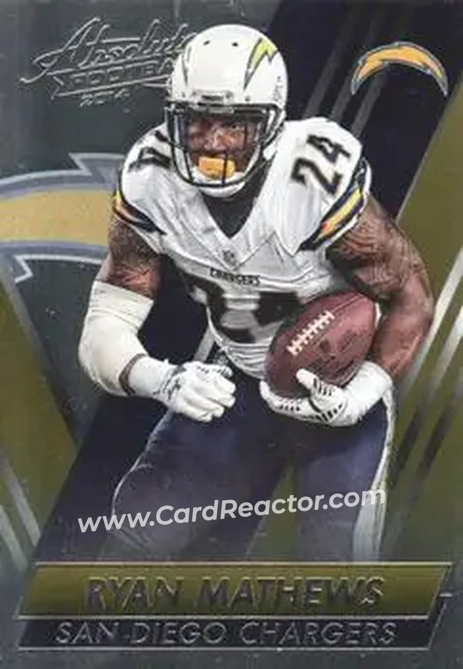2014 Panini Absolute #62 - Ryan Mathews - San Diego Chargers - Front