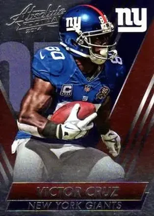 2014 Panini Absolute #64 - Victor Cruz - New York Giants