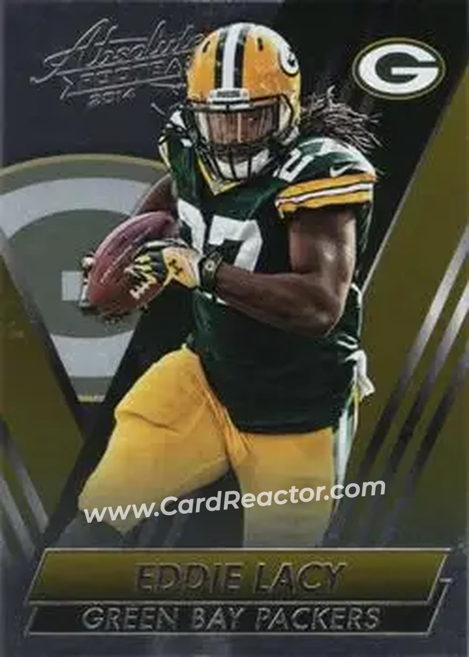 2014 Panini Absolute #71 - Eddie Lacy - Green Bay Packers - Front 2014 Panini Absolute #71 - Eddie Lacy - Green Bay Packers - Front