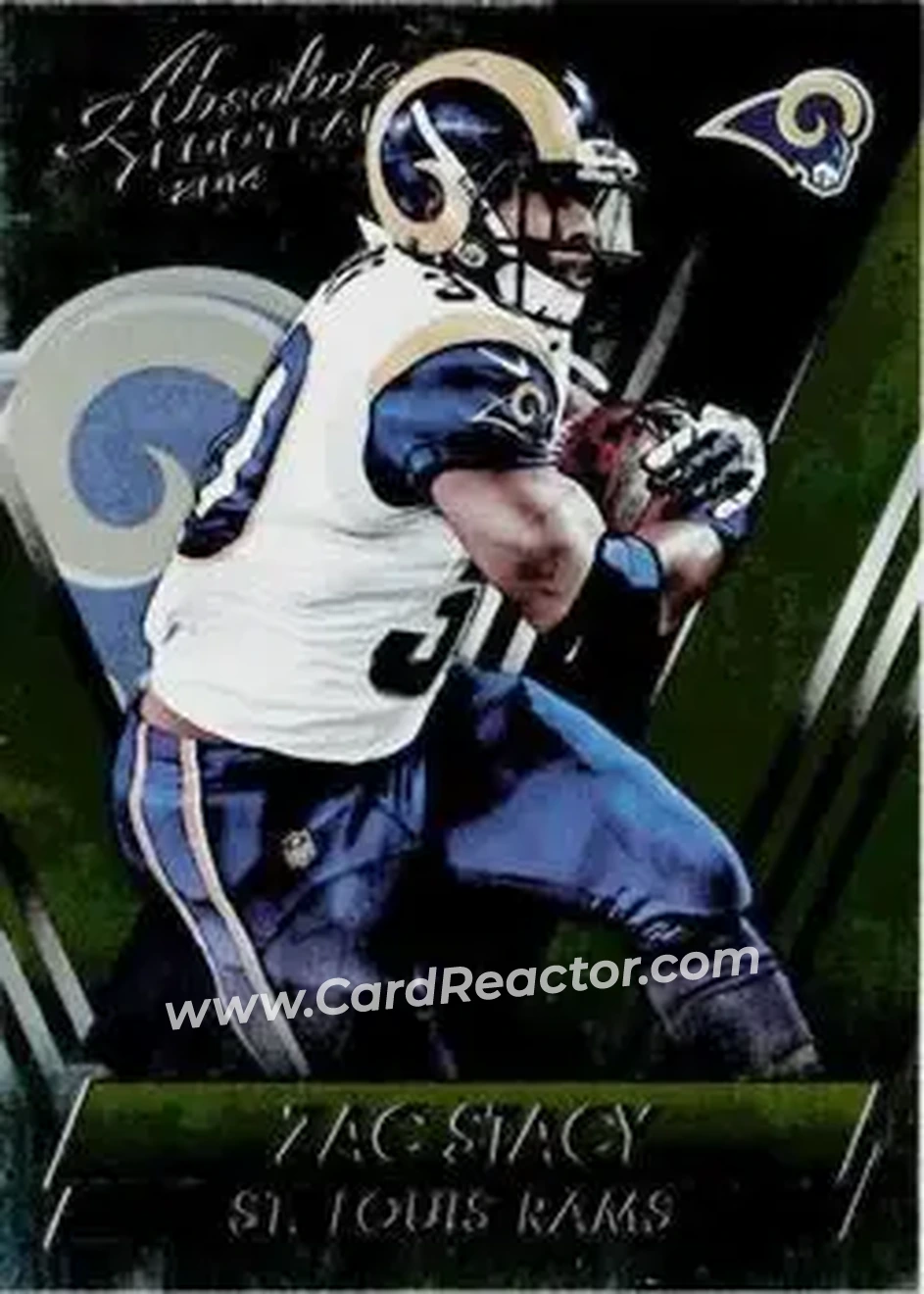2014 Panini Absolute #84 - Zac Stacy - St. Louis Rams - Front